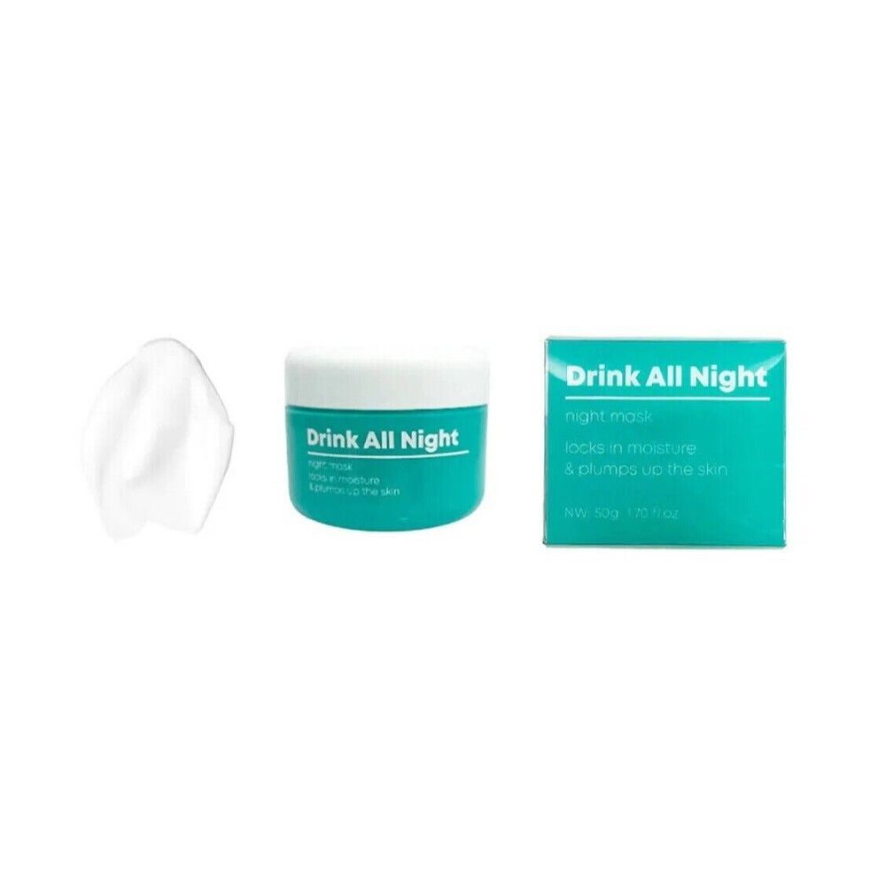 AMUSE "Drink all Night" Night Mask (1.70 fl oz) Moisturizes & Plumps - BRAND NEW